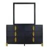 New Classic 00-2034-DM New Classic 00-2034-DM Empire - Dresser & Mirror - Black
