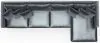Jackson 2245/36/31/76-23 Jackson 2245/36/31/76-23 Remington - 4 Piece Modular Sectional (RSF Chaise) - Slate