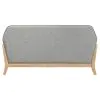 Coaster Fine Furniture 511072 Vaughn - Fabric Upholstered Flared Arm Loveseat - Gray