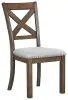 Ashley Furniture D631-01 Moriville - Dining UPH Side Chair (Set of 2) - Beige