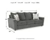 Ashley Furniture 2850238 Stairatt - Sofa - Gravel