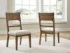 Ashley Furniture D974/35/01(4)/60 Ashley Furniture D974/35/01(4)/60 Cabalynn - 10 Pc. - Dining Room Table, 8 Side Chairs, Server - Oatmeal / Light Brown