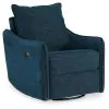 Ashley Furniture 4480128 Mcburg - Swivel Power Recliner - Navy