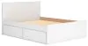 Ashley Furniture EB9630B16 Ashley Furniture EB9630B16 Onita - Queen Panel Platform Bed With 2 Side Storage - White