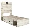 Ashley Furniture B192B21 Ashley Furniture B192B21 Cambeck - Twin Panel Bed With 4 Storage Drawers - Whitewash