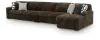 Ashley Furniture 98104S9 Ashley Furniture 98104S9 Midnight-Madness - 3-Piece Sectional With LAF Sofa And RAF Corner Chaise - Chocolate