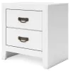 Ashley Furniture B427-92 Binterglen - Two Drawer Night Stand - White