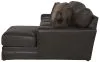 Jackson Furniture Industries 4378/46/76-09 Jackson Furniture Industries 4378/46/76-09 Denali - 2 Piece Italian Leather Match Sofa Chaise With Right Side Facing Chaise - Chocolate