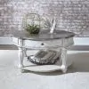 Liberty Furniture 244-OT-O3PCS Liberty Furniture 244-OT-O3PCS Magnolia Manor - 3 Piece Table Set (1 Round Cocktail 2 End Tables) - Antique White