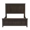 Liberty Furniture 759-YBR-FPBDM Thornwood Hills - 3 Piece Bedroom Set (Full Panel Bed, Dresser & Mirror) - Rock Beaten Brown