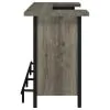 CoasterEssence 182105 Bellemore - Freestanding Home Bar Wine Cabinet - Gray Driftwood