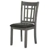 CoasterEveryday 108212 Lavon - Wood Dining Side Chair (Set of 2) - Medium Gray And Black