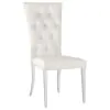 CoasterElevations 111102 Kerwin - Velvet Upholstered Dining Side Chair (Set of 2) - White
