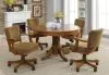 CoasterEssence 100952 Mitchell - Upholstered Swivel Dining And Game Chair - Amber