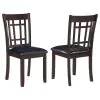 CoasterEveryday 102672 Lavon - Wood Dining Side Chair (Set of 2) - Espresso And Black