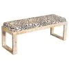 CoasterEveryday 914138 Aiden - Fabric Upholstered Accent Bench - Distressed White