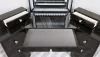 Furniture of America FOA-DK5686DG-PK Tracie - Vanity Set - Obsidian Gray