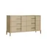 Samuel Lawrence Furniture S952-010 Kendall - 6-Drawer Dresser - Light Brown