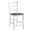 Intercon KA-BS-669W-GWH-K24 Kona - Ladder Stool - Gray / White