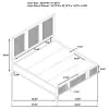 Coaster Fine Furniture 224900KE Terrace - 2-Drawer Eastern King Storage Bed - Ash Brown