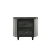 New Classic B1434-040 Skyline - 2 Drawer Nightstand - Onyx