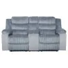 New Classic U1816-25-GRY New Classic U1816-25-GRY Willow - Console Loveseat With Dual Recliners - Gray