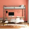 Coaster Fine Furniture 460209BLKB1 Campus - Full over Twin Posts, Front & Rear Guard Rails, Ladder, tube, Box 1 of 2 - Matte Black