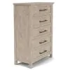 Riverside Furniture 79265 Bennett - Five Drawer Chest - Frosted Gray