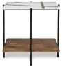 Ashley Furniture A4000525 Braxmore - Accent Table - White / Light Brown
