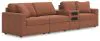 Ashley Furniture 92102S28 Ashley Furniture 92102S28 Modmax - 4-Piece Sectional With Audio System Console - Spice