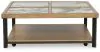 Ashley Furniture T632-8 Montia - Square Cocktail Table - Multi