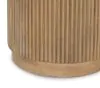 Ashley Furniture T808-8 Camdill - Round Cocktail Table - Light Brown / White