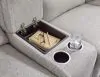 Ashley Furniture 93605S4 Acklen Place - 3-Piece Power Reclining Sectional Sofa With Raf Chaise - Pewter