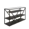 Liberty Furniture 37-OT1030 Arista - Sofa Table - Cobblestone Brown / Gray Dusty
