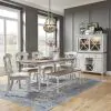 Liberty Furniture 303W-CD-6RTS Liberty Furniture 303W-CD-6RTS Ocean Isle - 6 Piece Rectangular Table Set - Antique White