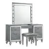 New Classic BA9698S-091 New Classic BA9698S-091 Valentino - Vanity Table Mirror (Bulbs Not Included) - Silver