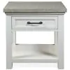 Riverside Furniture 37209 Cora - End Table - Cloud / Fog