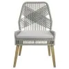 CoasterElevations 110033 Nakia - Woven Rope Dining Side Chairs (Set of 2) - Gray