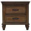 CoasterEssence 300525KW-S4 Devon - 4 Piece California King Bedroom Set - Burnished Oak