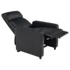 CoasterEveryday 600181-S4B Toohey - 5 Piece 4-Seater Upholstered Tufted Recliner Living Room Set - Black