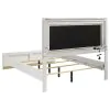 Coaster Fine Furniture 224771KE-S5 Caraway - 5 Piece Eastern King Bedroom Set - White