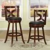 Furniture of America CM-BR6244-29N Baltic - Swivel Bar Stool - Dark Cherry