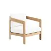 New Classic G5511-21-WHT Wesley - Patio Club Chair With Cushion - White
