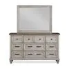 New Classic 00-2114-DM New Classic 00-2114-DM Mariana - Dresser & Mirror - Gray