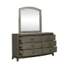 Liberty Furniture 805-BR-DM Liberty Furniture 805-BR-DM Avalon - Dresser & Mirror - Burnished Beige