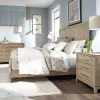 Liberty Furniture 789-BR-CPBDMN Liberty Furniture 789-BR-CPBDMN Brentwood - 4 Piece Bedroom Set (California King Panel Bed, Dresser & Mirror, Nightstand) - Sandstone