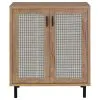 Coaster Fine Furniture 950421 Teller - 2-Door Shoe Storage Cabinet - Natural Oak