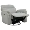 Coaster Fine Furniture 610423P Adler - Upholstered Power Swivel Glider Recliner - Ivory