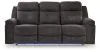 Benchcraft® 63605/88/94 Brysonview - 2 Pc. - Reclining Sofa, Reclining Loveseat With Console - Charcoal