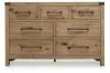 Benchcraft® B858-31 Ridgester - Dresser - Light Brown